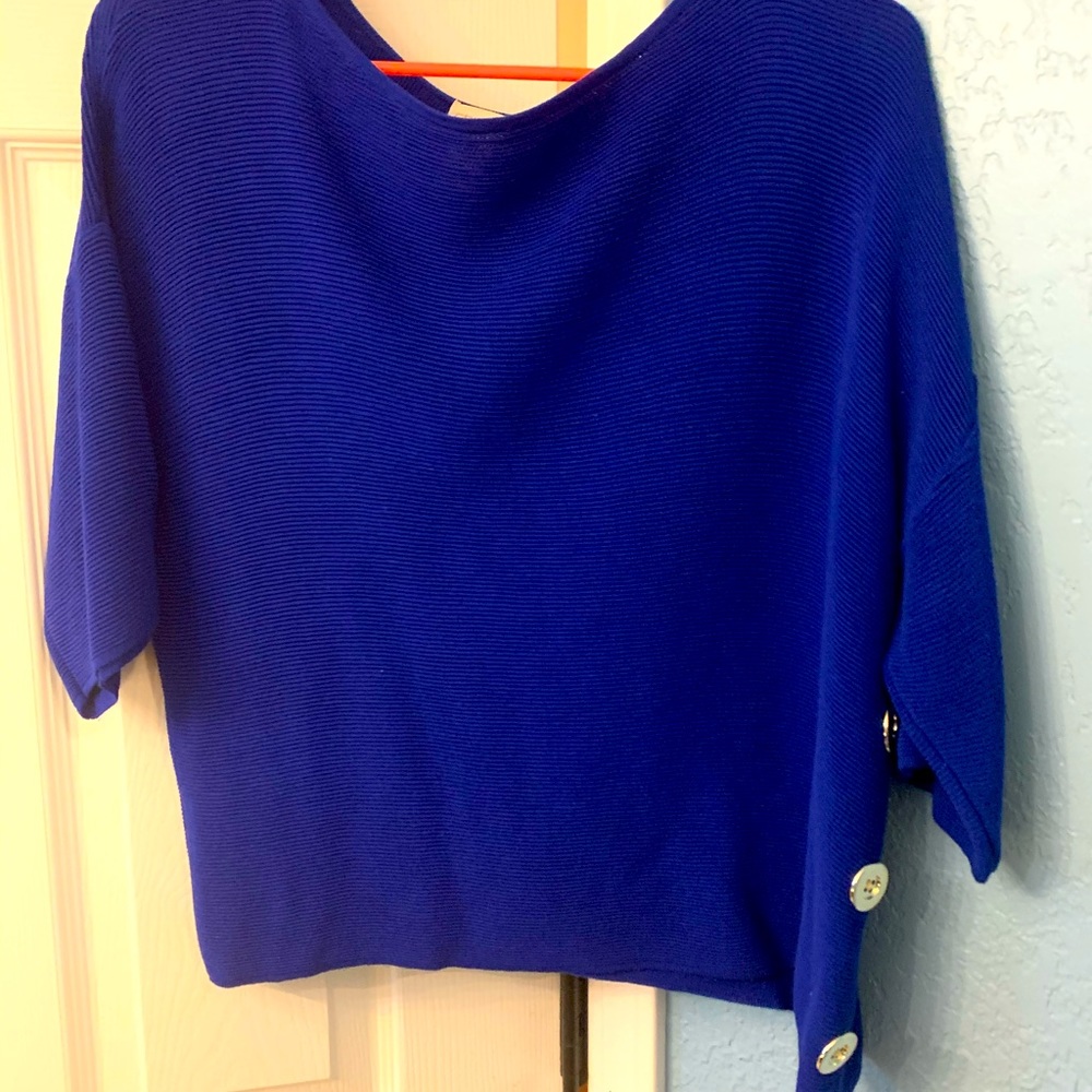 Cobalt blue top by Chicos size 2 (medium)